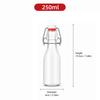 Swing Top Glass Bottles with Lids, Airtight Flip Top Bottles for Kombucha Beer Syrup Vanilla Extract Gift