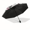Hello Kitty,Sanrio Characters Automatic Folding Umbrella-Simple 8-Rib Design, Bright Cartoon Pattern, Durable Iron Frame, Suitable For Trave