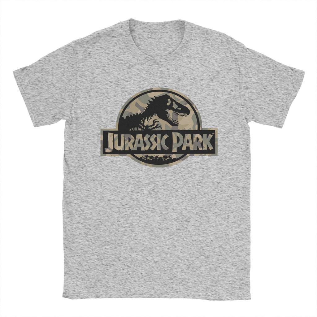 Jurský park Pánské tričko Módní tričko Krátký rukáv Kulatý výstřih Trička Čistá bavlna Grafické oblečení