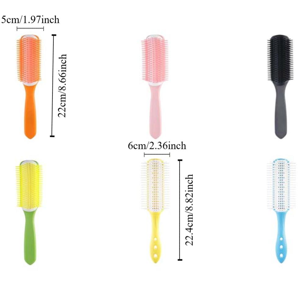 Handle Hollow Air Comb Anti Static Dual Use of Dry and Wet Portable Comb Hairdressing Blood Circulation Smoothly