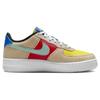 Nike Air Force 1 Low GS Mehrfarbig Klettverschluss Kinder-Sneaker Weiß FN7818-100