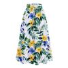 Women's Casual And Fashionable Floral Print Elastic Waist Loose Skirt Waist Loose Skirt