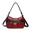 A Contrasting Color Crossbody Bag for Women with Multiple Compartments and A Large Capacity Single-shoulder Bag