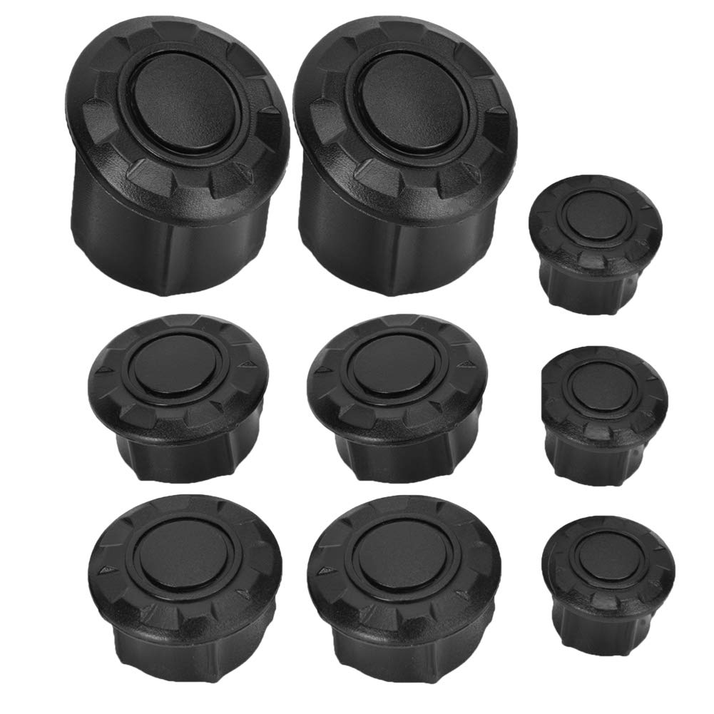 

Frame Hole Cover Cap Motorcycle Frame Hole Cover Cap Plug Kit Decoration for B.M.W R1200GS LC Adventure 2014-2018 Black normal