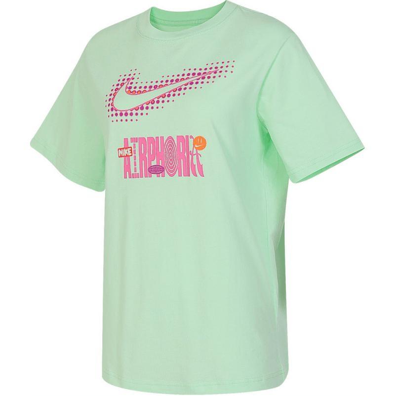 (WMNS) Nike Sportswear Graphic T-Shirt Green Pink Women s FV4263-376 XS