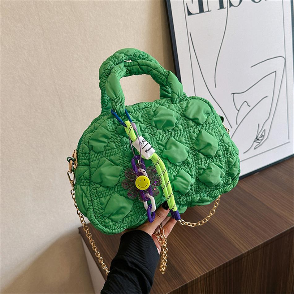 

Сумка на плечо из нейлона и хлопка для женщин, сумки через плечо, мягкая клетчатая сумка, женские дорожные сумки, милые модные сумки