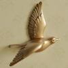 1 Pcs 3D Wall Sticker Ornament Art European Resin Birds Wall Hanging Crafts Decoration Home Livingroom Sofa Beautiful Simple