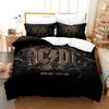 3D Digital Printing Bedding Four-Piece Set Three-Piece Set Acdc Bed Sheet Quilt Pillow