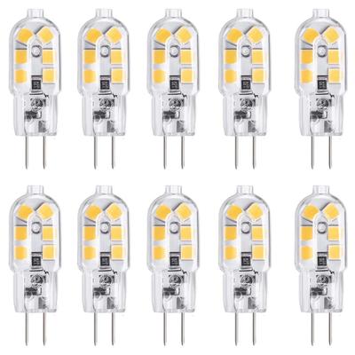 20W Halogenlampen Ersatz G4 Sockel 12 Volt Hohe Lichtausbeute Kein Quecksilber Lange Lebensdauer Packung mit 10