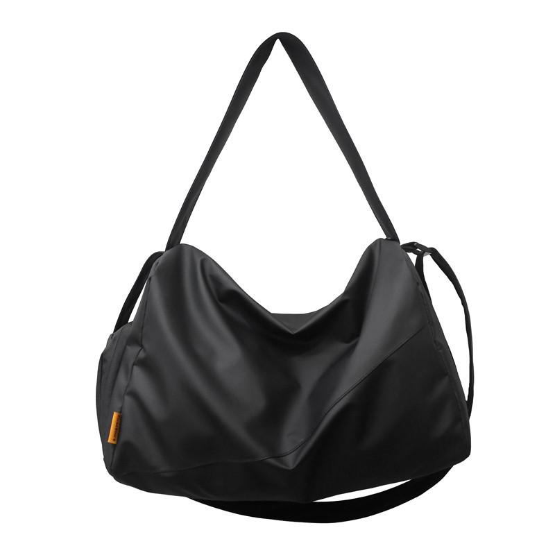 

New sports fitness bag with shoe space, leisure short-distance business trip travel bag, wet and dry separation, portable messenger bag. чёрный