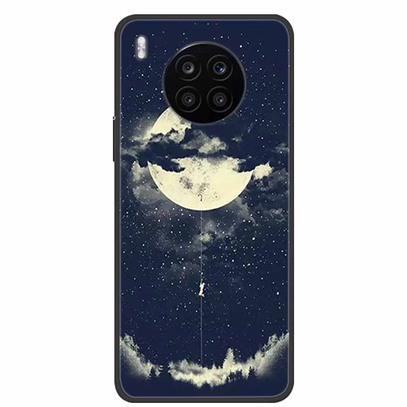 For Huawei Nova 8i Case Shockproof Soft silicone TPU Back Cover For Huawei Nova 8i Phone Cases Nova8i Nova 8 i 2021 Cute Cartoon