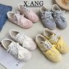 Retro Soft-soled Leather Children's Spring and Summer New Versatile Breathable Casual Board Shoes Women's Shoes