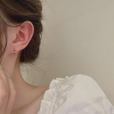 Kleine Zirkon Schmetterlings-Ohrringe für Damen - Schlichtes 925er Silber, Vielseitiges Design
