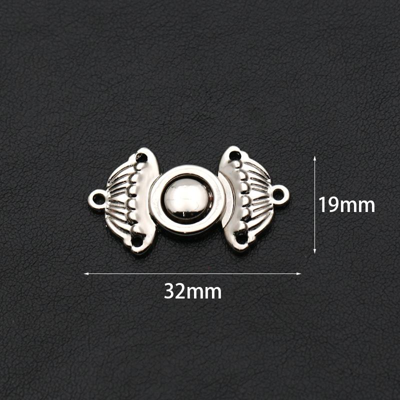 Metal Ancient Hanfu Cheongsam Mother Button Antique Buckle Retro Button Collar Buckle Clothing Button Accessories