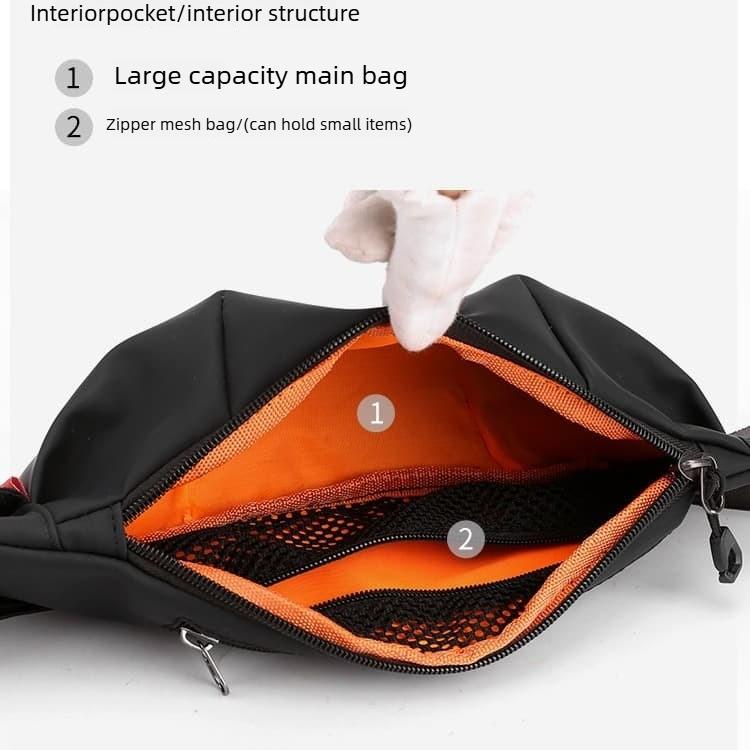 New Men's Chest Bag, Fanny Pack, Shoulder Messenger Bag.