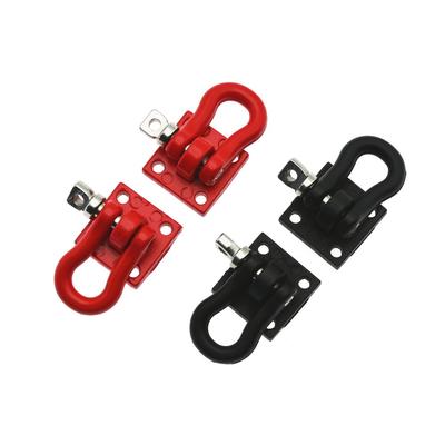 Metal Trailer Towing Buckle Tow Hooks Climbing Trailer Shackles for 1/10 RC Crawler Car  TRX4 Axial SCX10 RC4WD D90 Parts