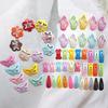 30/40Pcs Set New Paint Printing BB Clip Children's Broken Hairpin Metal Side Little Girl Hair Accessories Hairpin