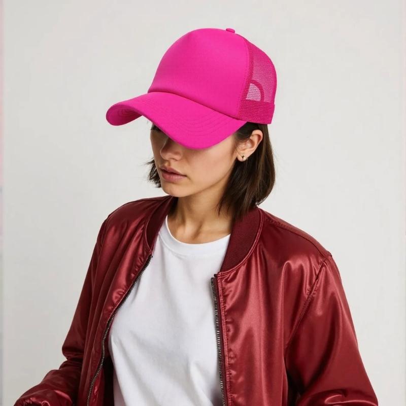 Truckers Hat Baseball Caps Adjustable Strap Lightweight Polyester Outdoor Sun Hat For Men Women