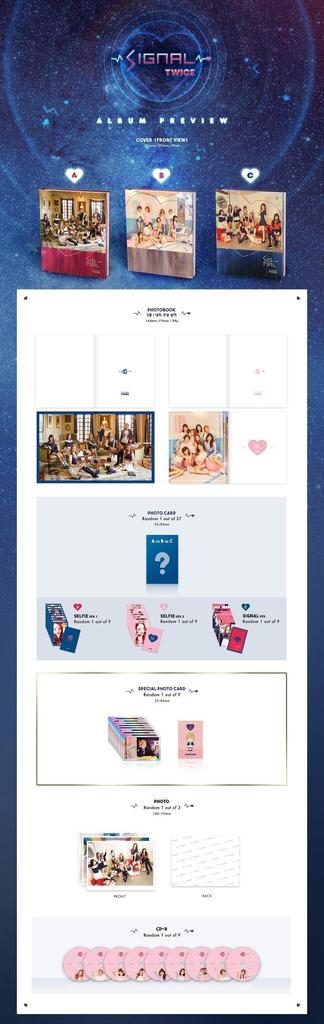 TWICE SIGNAL 4th Mini Album with Tracking Twc (C Version)