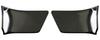 BRIGHTZ Stainless Steel Front Inner Door Handle Set for Spacia Custom Covers, Black, 2-Piece [INS-DHC-327] MK54S/MK94S