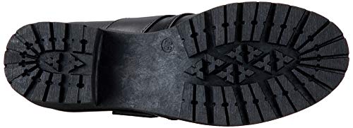 San-A Plus Feminine Monk Strap Shoes, Platform Sole, 5cm Heel, One-Band Buckle, 3583, Women's, Black, Sizes 23.5cm-24.0cm