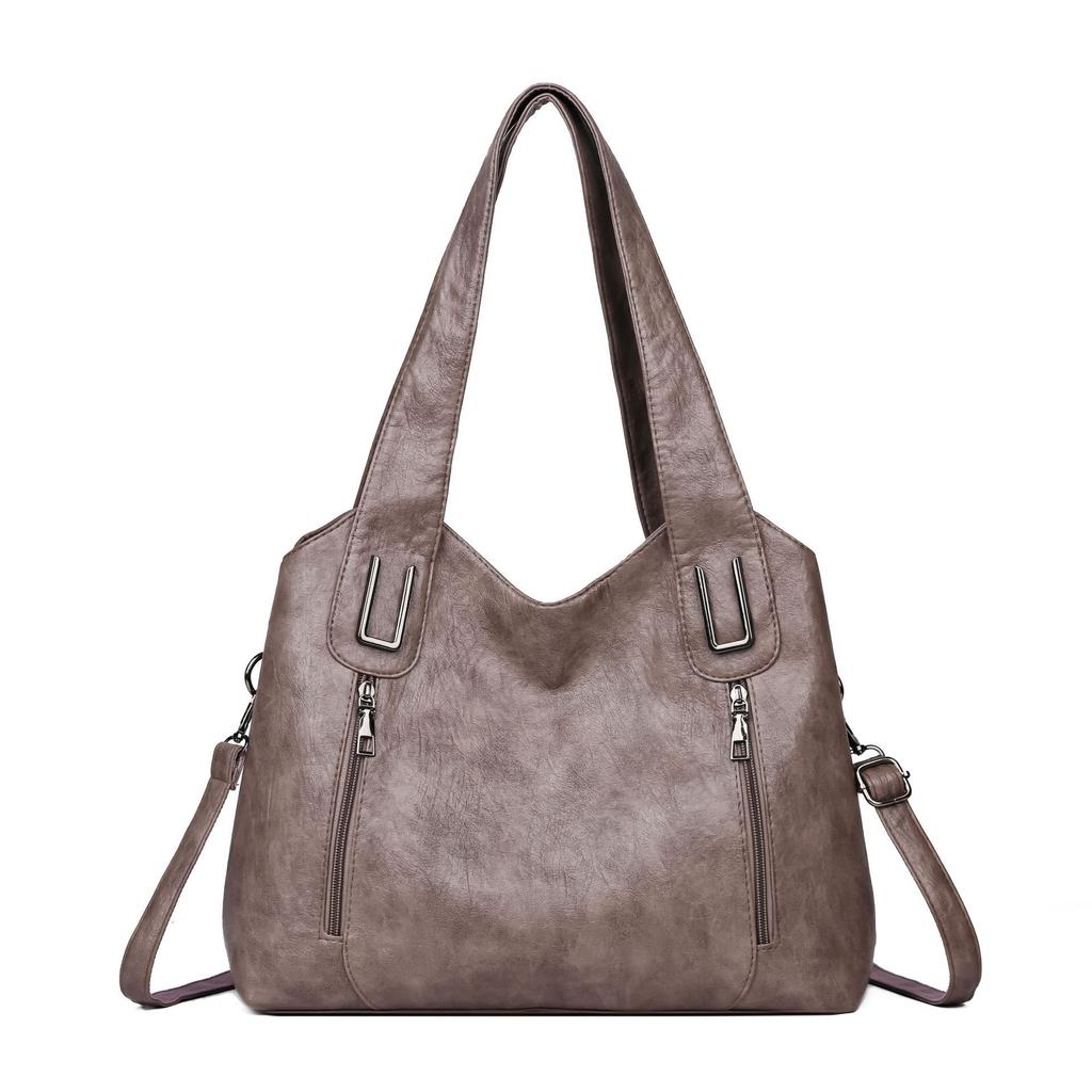 Large Capacity Tote Shoulder Crossbody Bag Women 2026 Fashi Versatile Casual Top Handle Handbag