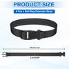 uxcell Fanny Pack Extension 45cm x Belt Bag Extension Straps for Waist and Black 6-Pack Straps, 2.5cm, Bags, Pouches, Backpacks,