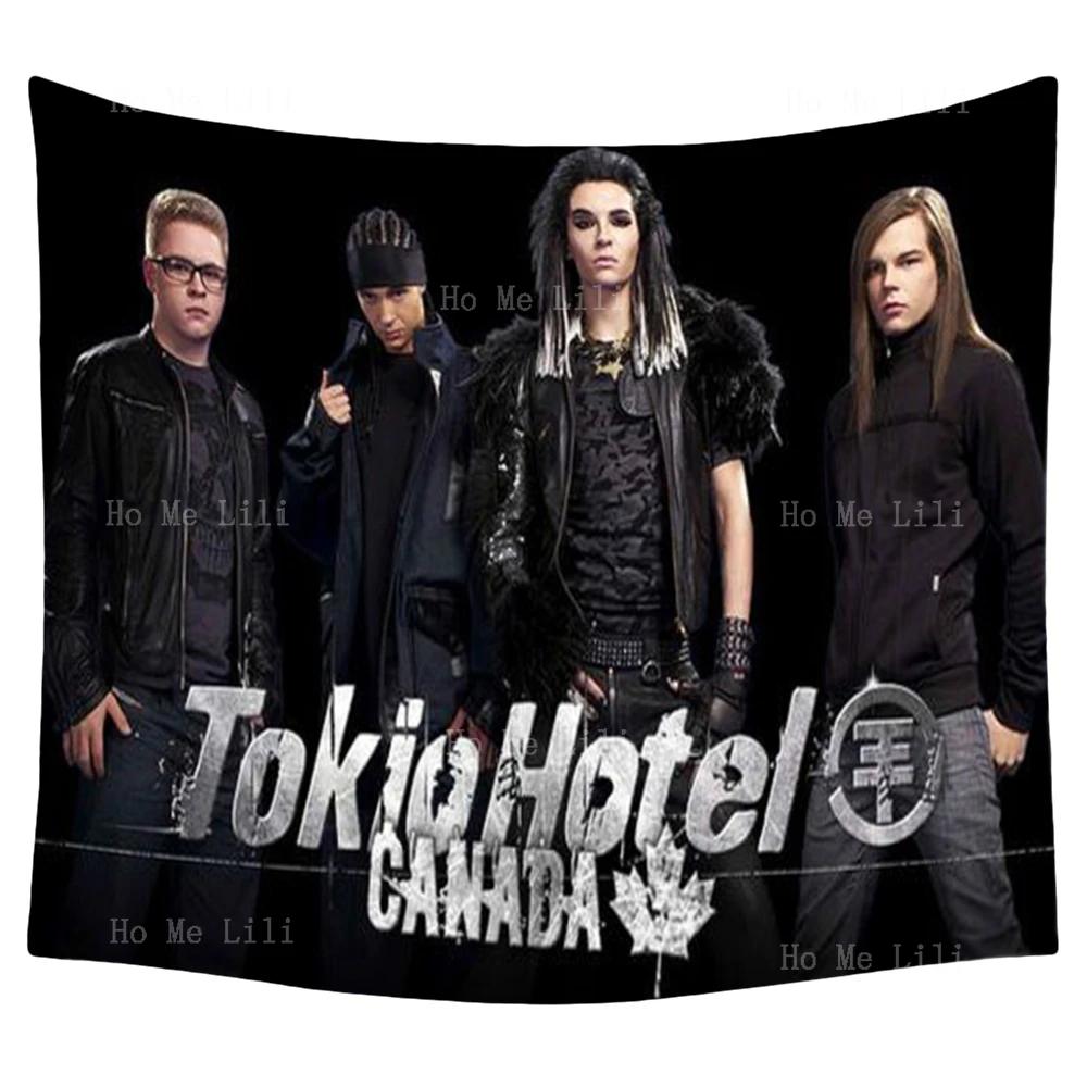 Tokyo Hotel Photo Album Humanoid Poster Rock Band Songs About The End Of The World Tapestry For Livingroom Decor