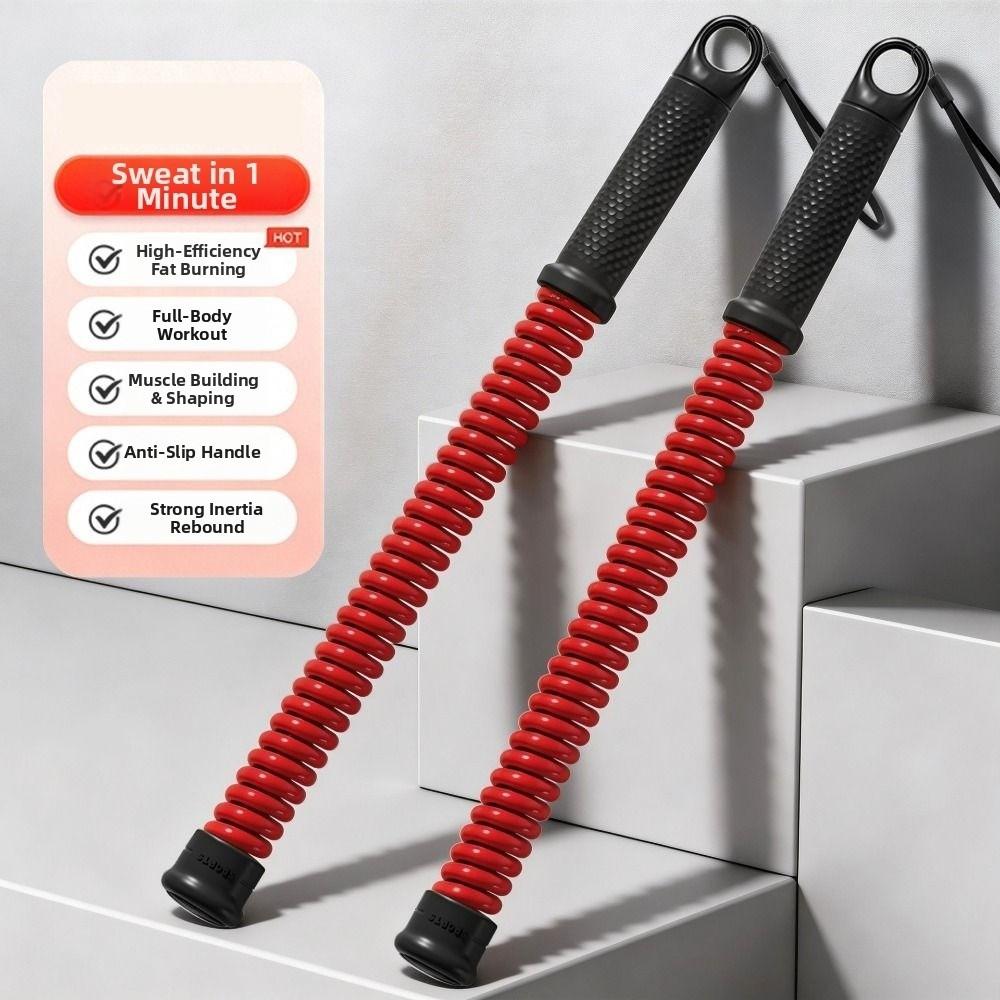 2 Stück Ergonomische Griffkraft-Trainingsstange Tragbarer Armmuskeltrainer Aerobes Training