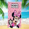 1PC Minnie Mouse Pink Print Beach Towel Polyester Quick Dry Lightweight Soft Towel for Swimming Surfing Camping Travel