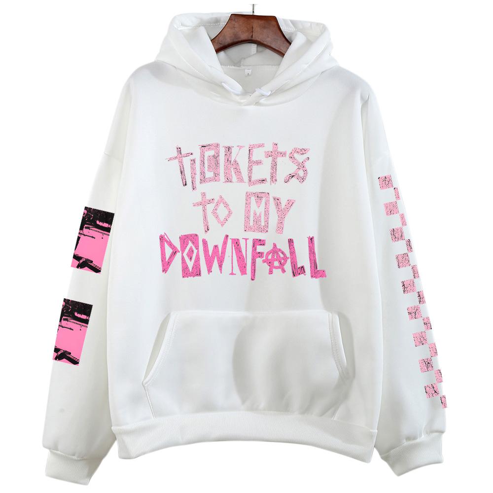 Tickets Anniversary Hoodie Rapper Mgk Sweatshirt Harajuku Hip Hop Pullover Tops Sweatshirts Fans Gift Clothes Unisex High Street