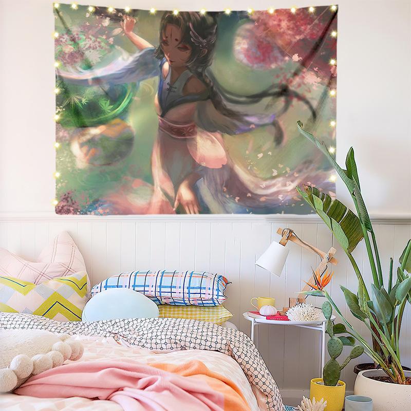 Digital Printing Background Cloth Anime Game Fifth Personality Hanging Blanket Wall Cloth Dormitory Bed Head Decoration Cloth