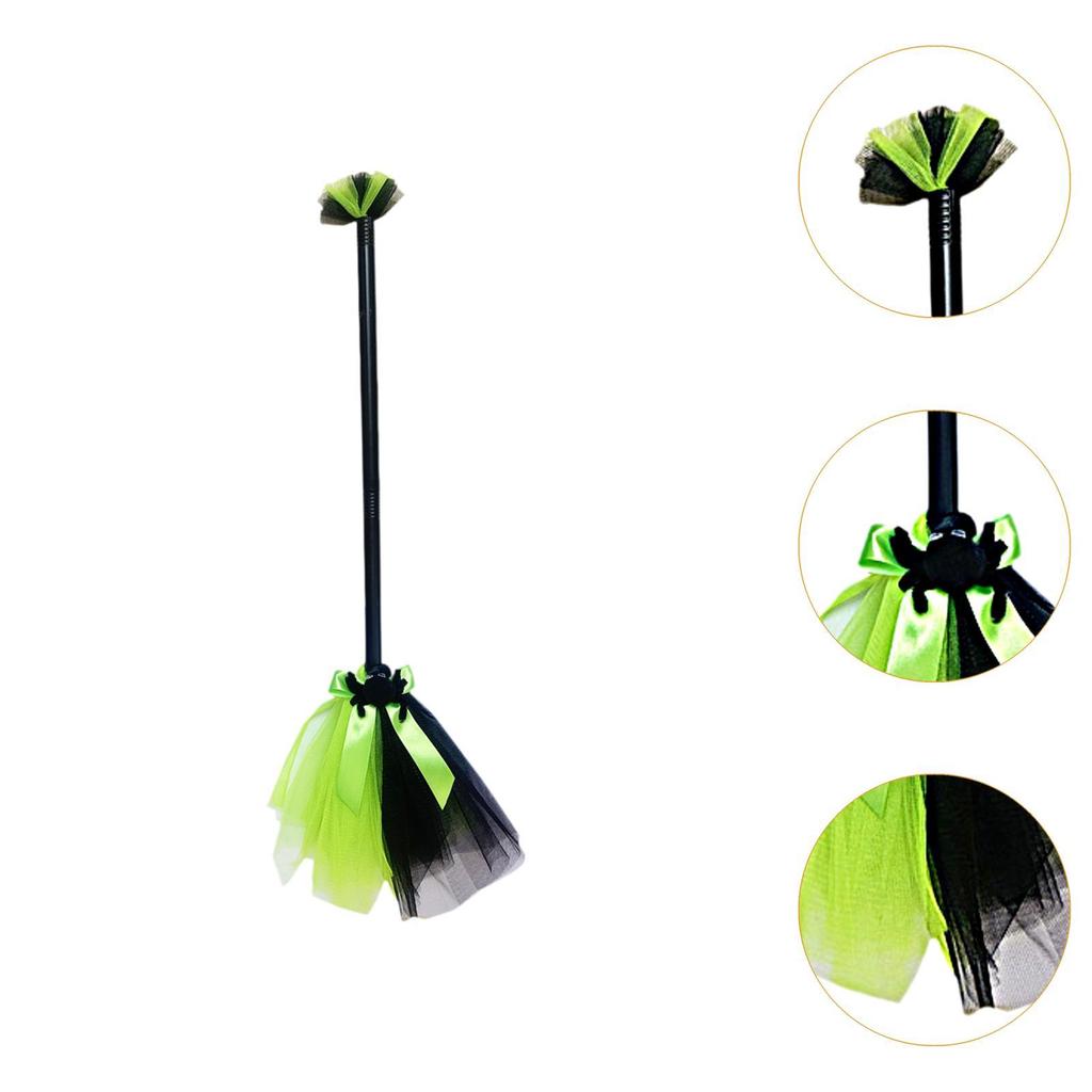 Kids Broom Cosplay Props Creative Portable Party Broomsticks for Dance Party Fancy Dress Theme Party Girls Masquerade Show