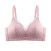 Women Seamless Wireless Push Up Comfortable Gathering Side Collection Thin Cup Bra