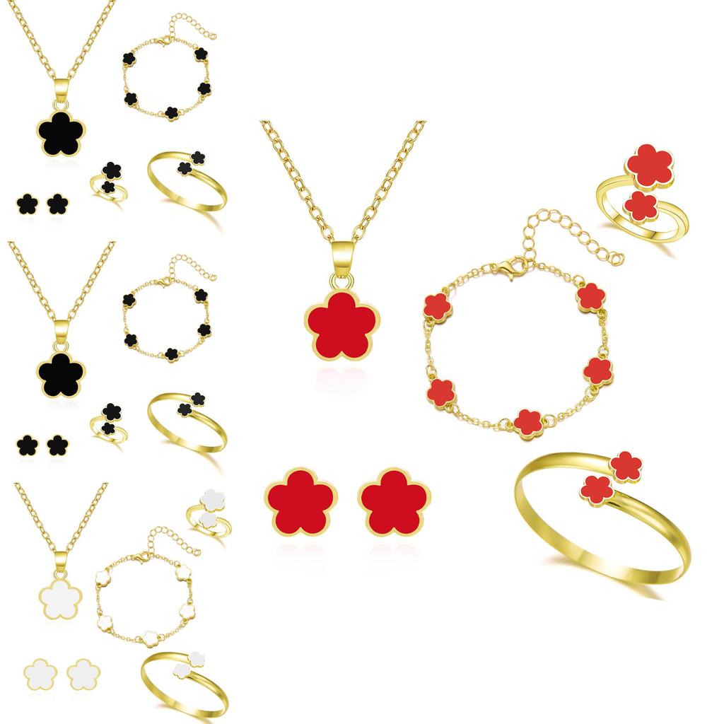 Minimalist Leaf Jewelry Collection For Women With Alloy And Plate Material Suitable For Daily Fashion