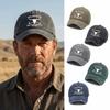 Adjustable Western Cowboy Baseball Hats Washed Cotton Sun Hat Fashion Dad Hat  for Men Women