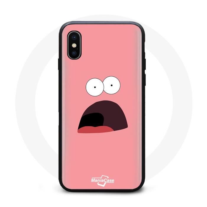 Phone Case - Spongebob - Iphone XS Max - Pink - Flexible - Shock Protection