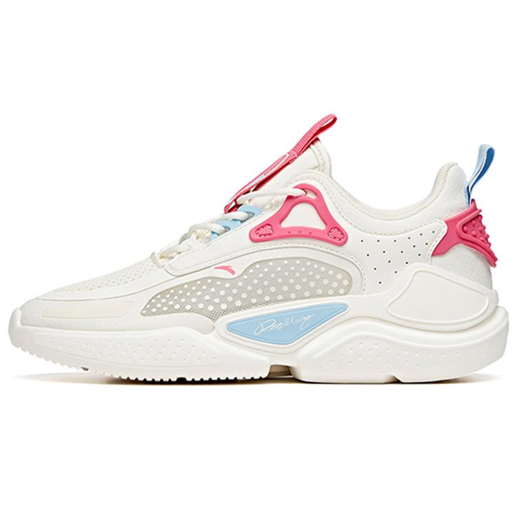 

New Anta Low Top Running Shoes Women s White Red 122038859-1 40