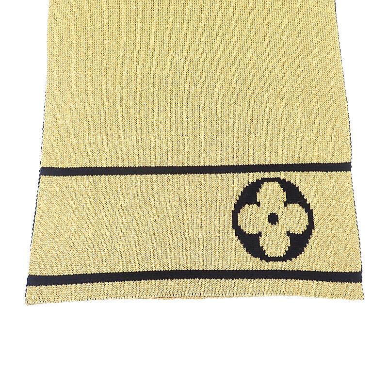 LOUIS VUITTON  M76167 Scarf gold wool Women