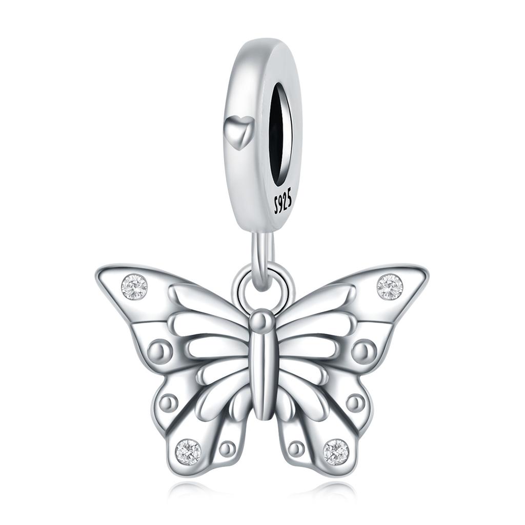 Copper Colorful Butterfly Dragonfly Series Pendant Charms Beads Fit Original Wear Birthday Diy Jewelry Gifts