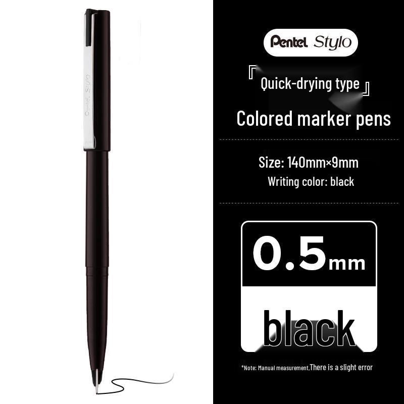 Pentel JM20AE Signature Sketch Pen | Manga Duckbill Tip чёрный