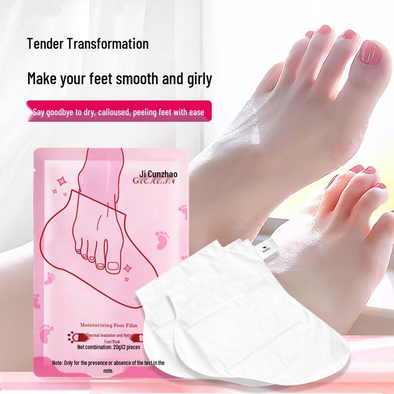 Ji Cunxi Niacinamide Foot Mask - Hydrating & Nourishing for Tender, Moisturized, Crack-Free Feet.
