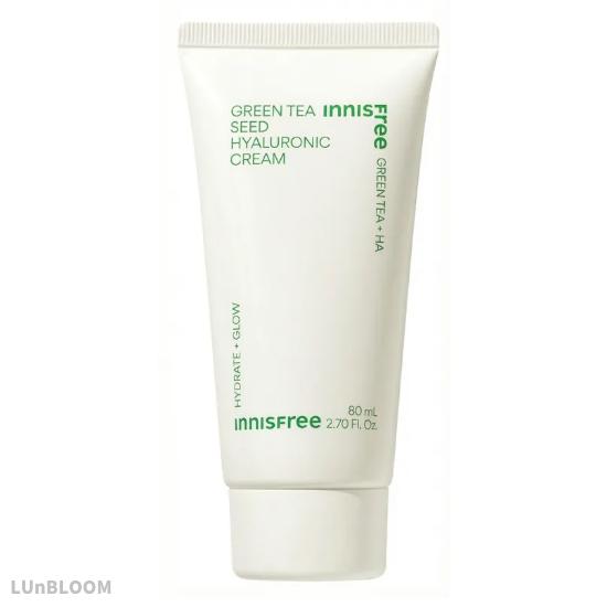 INNISFREE Green Tea Seed Hyaluronic Acid Cream 80ml (+Free gift)