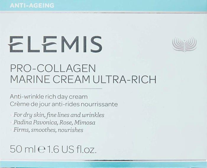 Soin anti-âge - Elemis - Pro-Collagen Marine Crème - 50 ml - Hydratation intense - Réduction des rides
