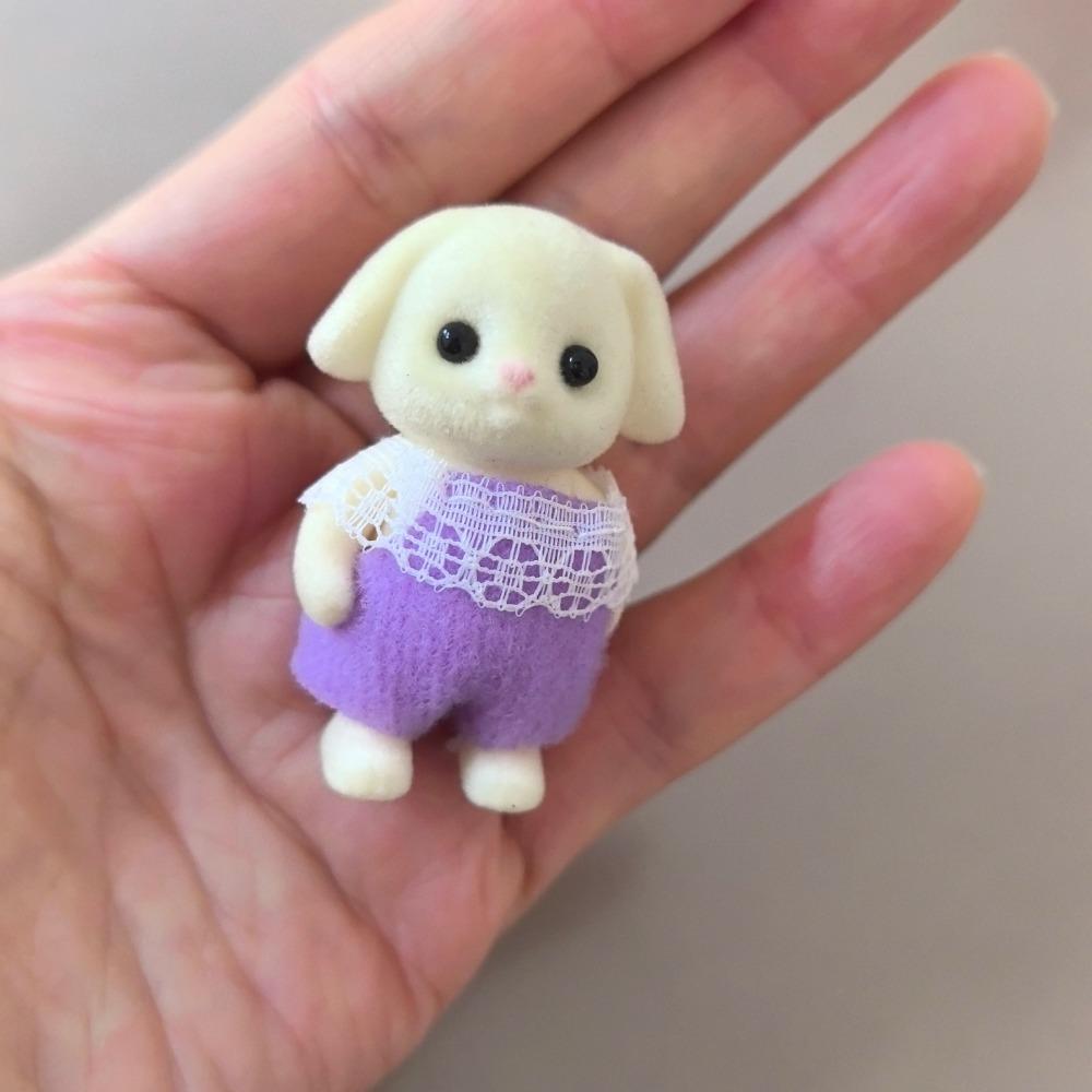 

Имитация Лесная семья кроликов Сделай сам Игровой набор Мини фигурка кролика и медведя Игрушка Куклы Детские подарки коричневый