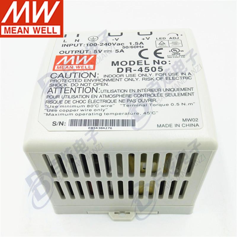 DIN Rail DR-4505 45W 5V 5A Switching Power Supply