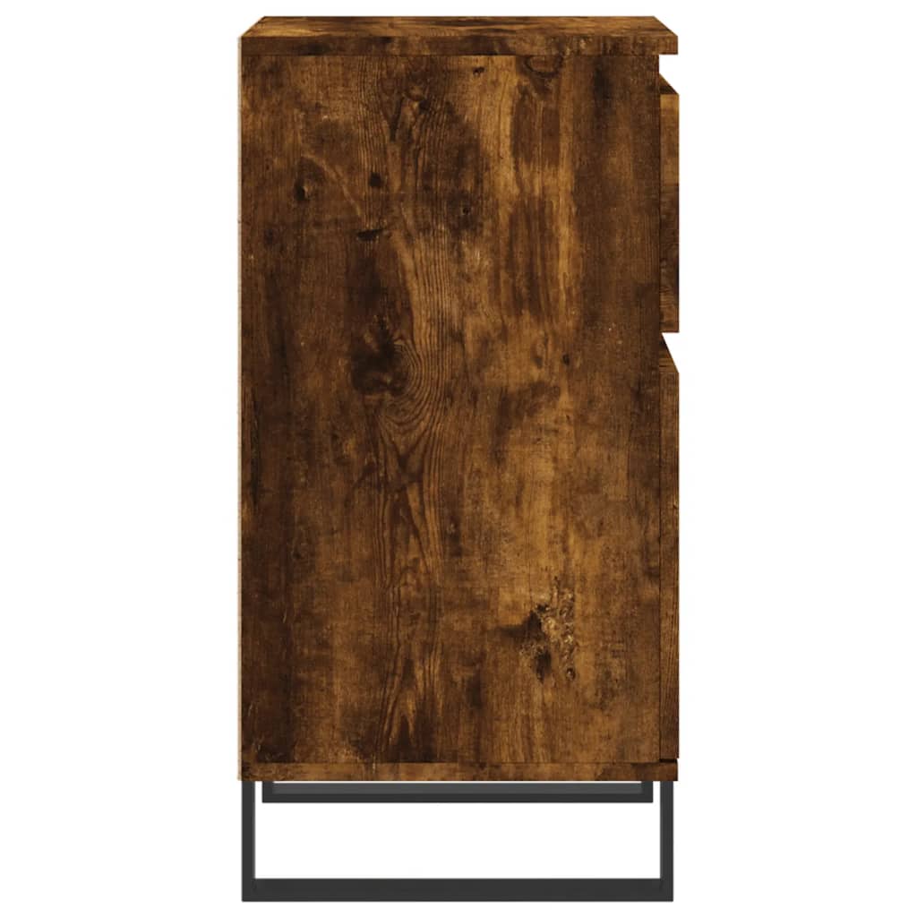 Sideboards 2 Pcs Smoked Oak 40 X 35 X 70 Cm Engineered Wood