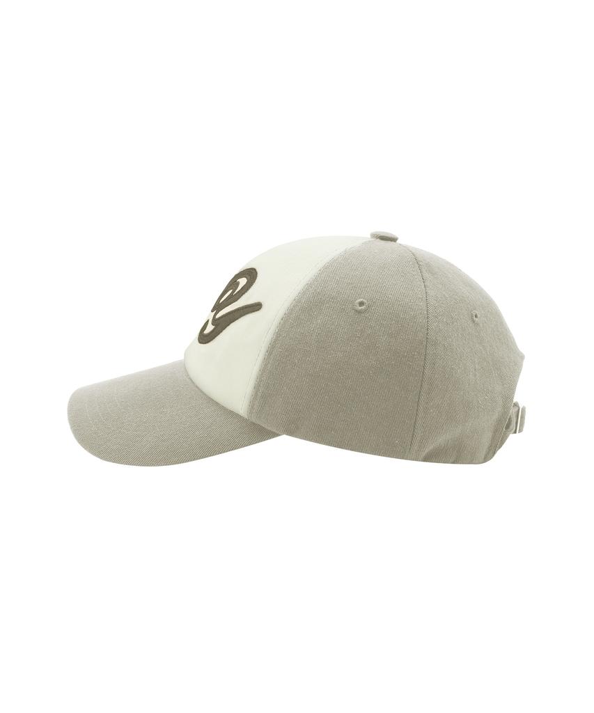 FANCY CLUB Fy Patch Block Ball Cap (Beige) F25Qe994