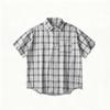 Summer Short Sleeved Shirt Jacket Workwear Short Sleeved Men's Lapel Shirt