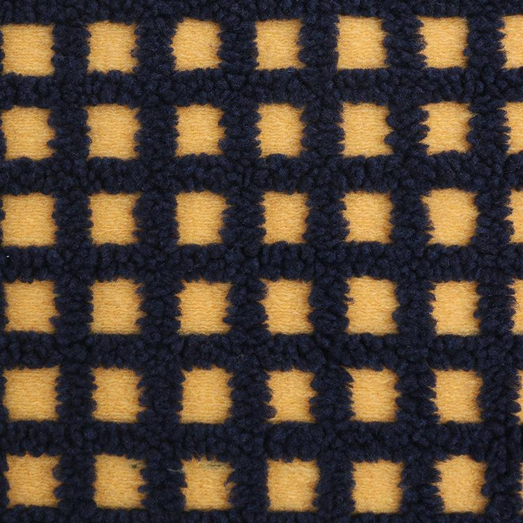 45x50 ס"מ ג'קארד 100% פוליאסטר בד פליז טלה חם לתפירת בטנת בגדים חומרים ליצירה בעבודת יד מעיל חורף תיק כובע